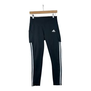 Adidas Three Striped Pants size‎ Medium Black/White